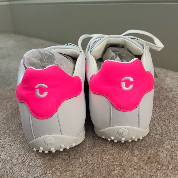 Duca Del Cosma Queenscup White/pink Golf Shoe, 41 NWT - Picture 4 of 8